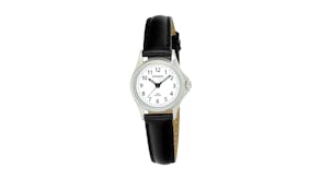 Olympic Ladies Small Stainless Steel Watch - Leather Strap