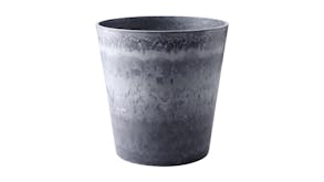 Soga 27cm Tapered Resin Planter - Weathered Grey