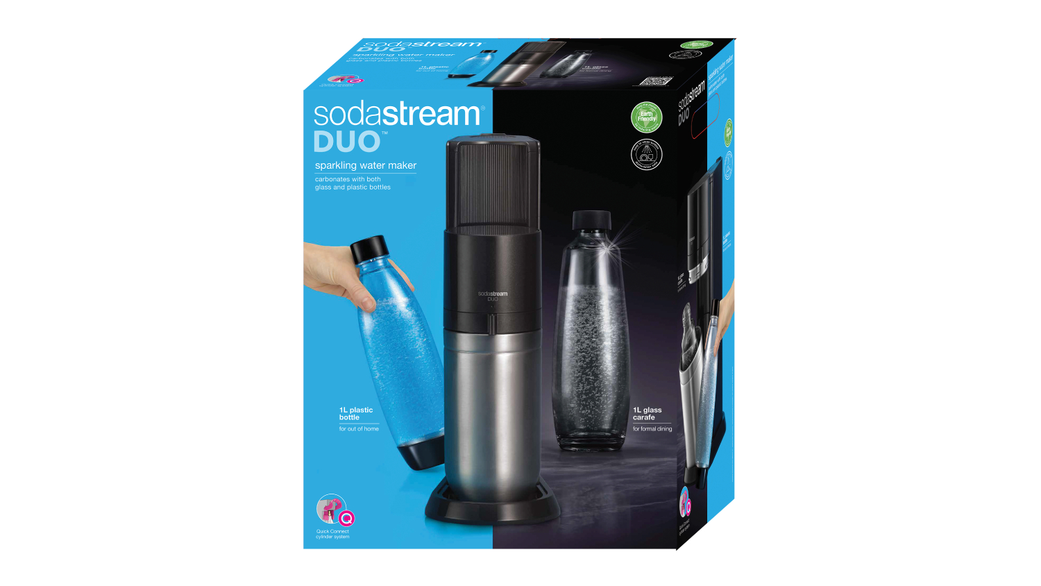 SodaStream Duo Drinks Maker Black Harvey Norman New Zealand