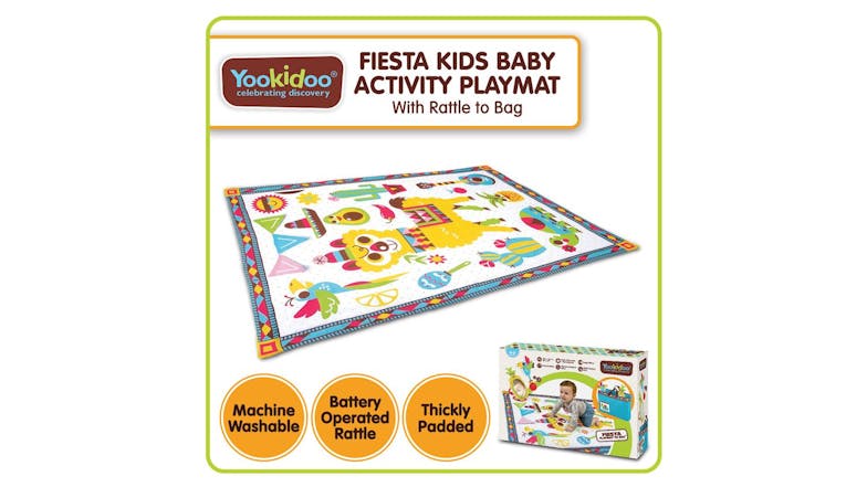 Yookidoo Baby Activity Fiesta Play Mat