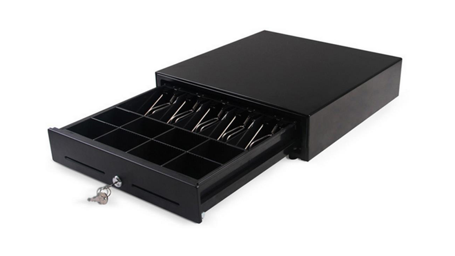 Soga Cash Drawer 4 Bills 8 Coins - Black