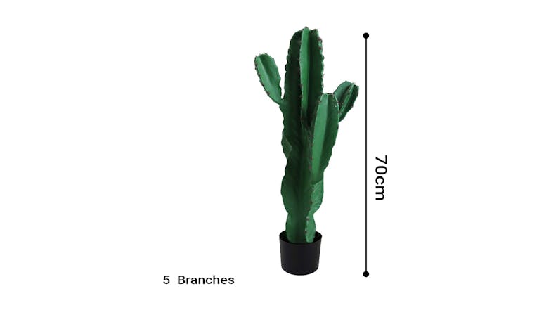 Soga 70cm Artificial Cactus Plant 5 Heads