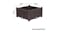 Soga 40x23cm Garden Plastic Planter Box - Dark Brown