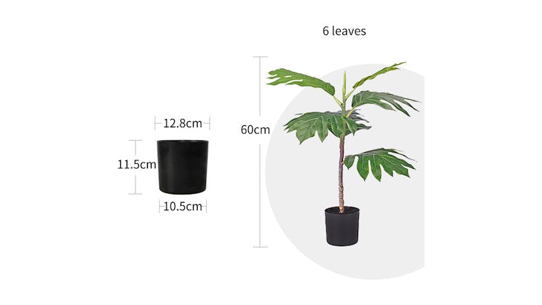 Soga 60cm Artificial Philodendron Plant