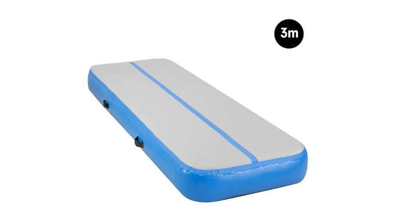 Powertrain Airtrack Inflatable 3x1m Tumbling Mat - Blue