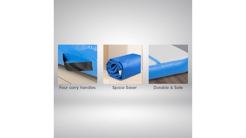 Powertrain Airtrack Inflatable 3x1m Tumbling Mat - Blue