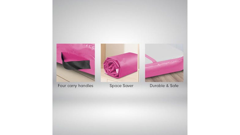 Powertrain Airtrack Inflatable 3x1m Tumbling Mat - Pink