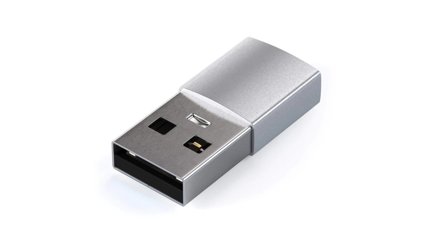 Satechi Aluminium USB-A to USB-C Adapter - Silver (ST-TAUCS)