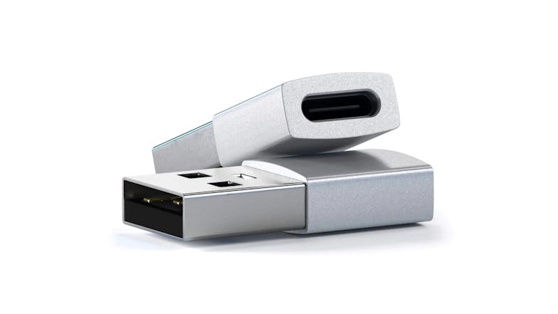 Satechi Aluminium USB-A to USB-C Adapter - Silver