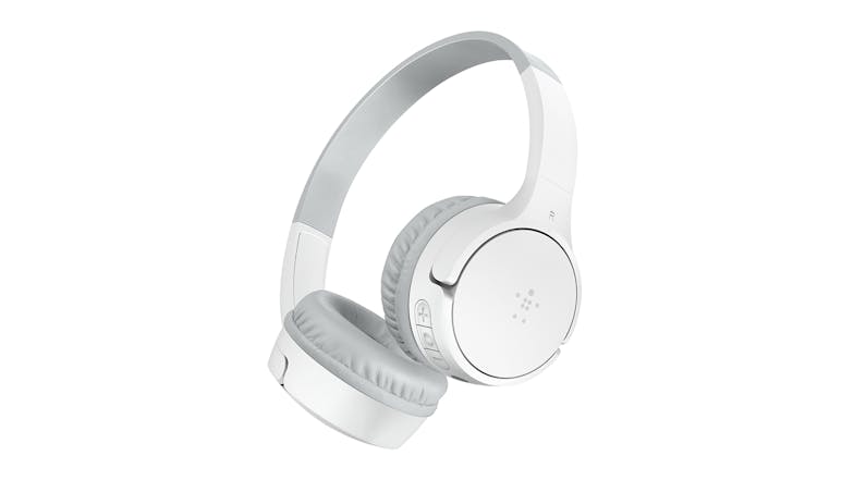 Belkin SOUNDFORM Mini Kids Wireless On-Ear Headphones - White