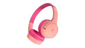 Belkin SOUNDFORM Mini Kids Wireless On-Ear Headphones - Pink