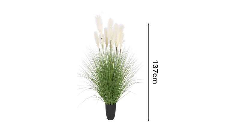 Soga 137cm Artificial Bulrush Grass
