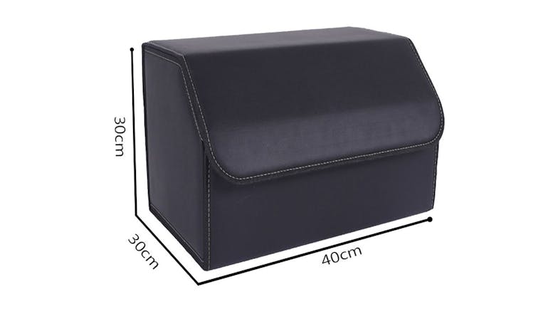 Soga Car Boot Storage Box Medium - Black