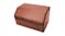 Soga Leather Car Boot Storage Box Medium - Coffee