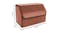 Soga Leather Car Boot Storage Box Medium - Coffee