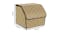 Soga Car Boot Storage Box Small - Beige/Gold