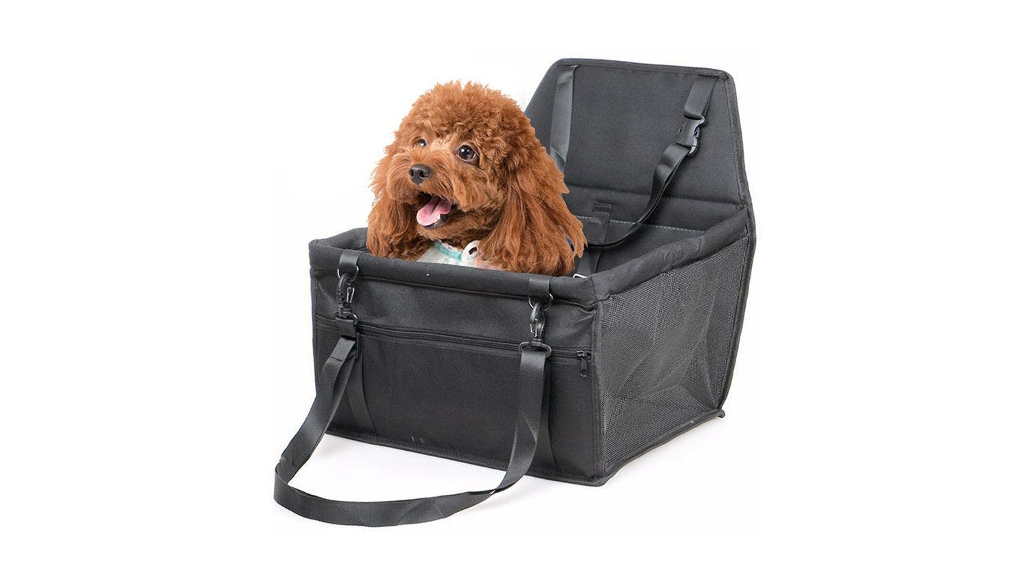 Soga Waterproof Pet Booster Car Seat - Black