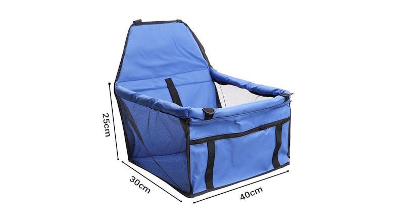 Soga Waterproof Pet Booster Car Seat - Blue