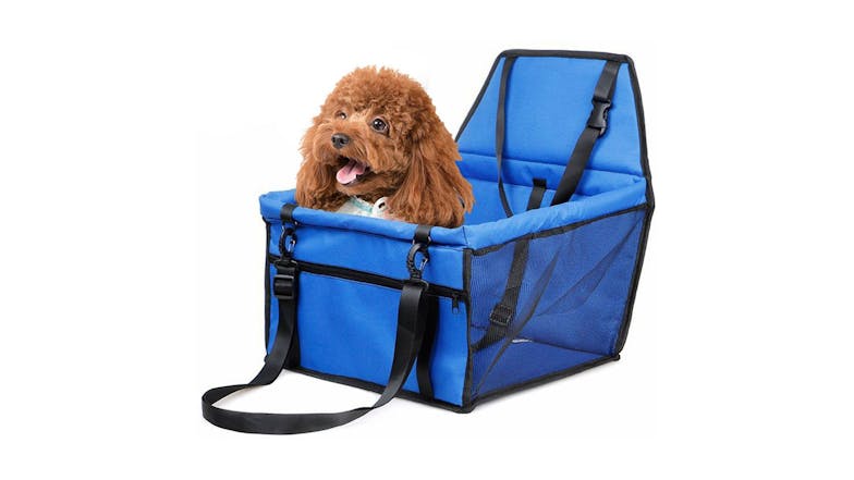 Soga Waterproof Pet Booster Car Seat - Blue