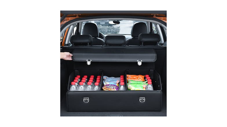 Soga Car Boot Storage Box Large - Black