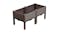 Soga Planter Box with Legs 80 x 36cm - Dark Brown