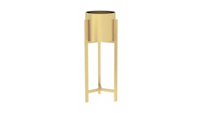 Soga 60cm Metal Pot Plant Stand - Gold