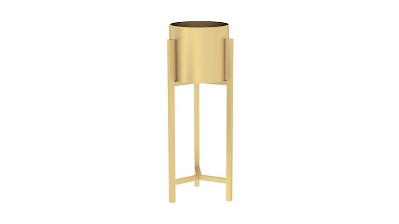 Soga 60cm Metal Pot Plant Stand - Gold