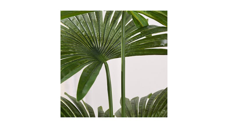 Soga 120cm Artificial Fan Palm Plant