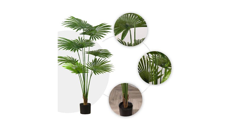 Soga 150cm Artificial Fan Palm Plant