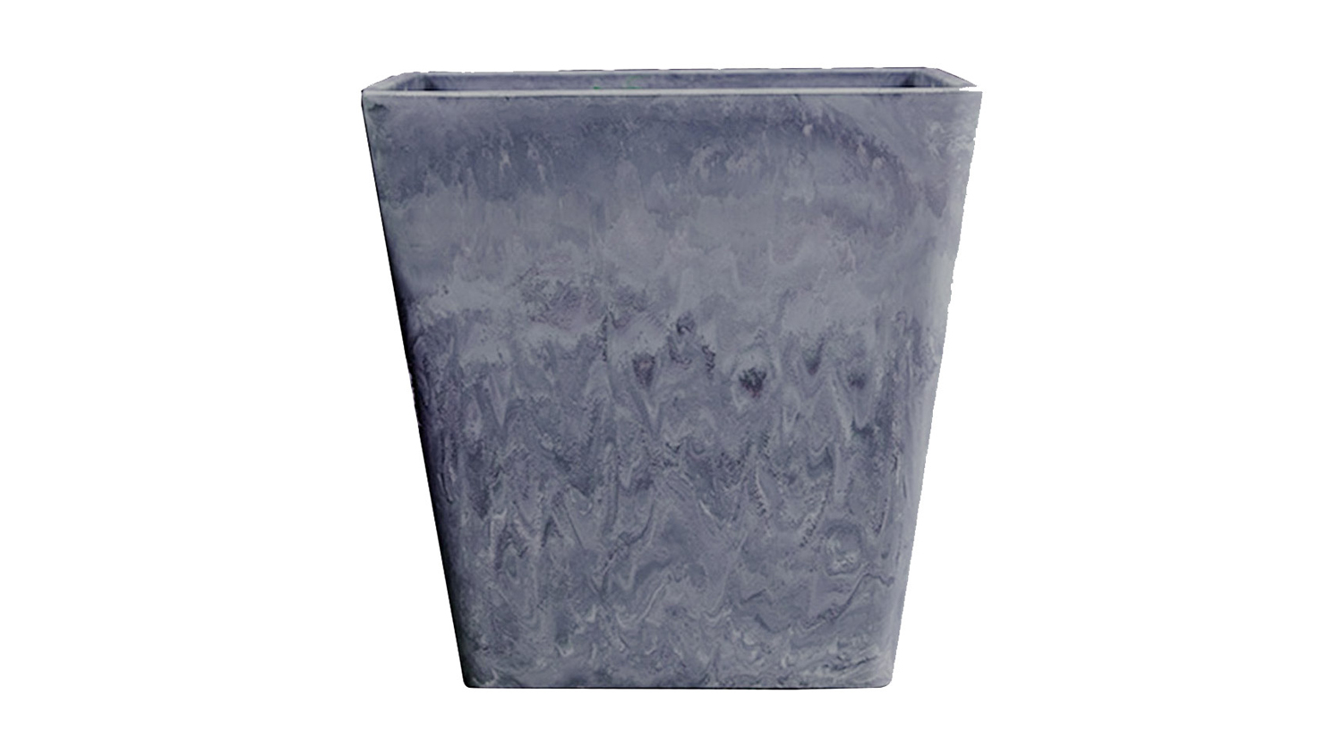 Soga 27cm Square Resin Pot Planter - Weathered Grey