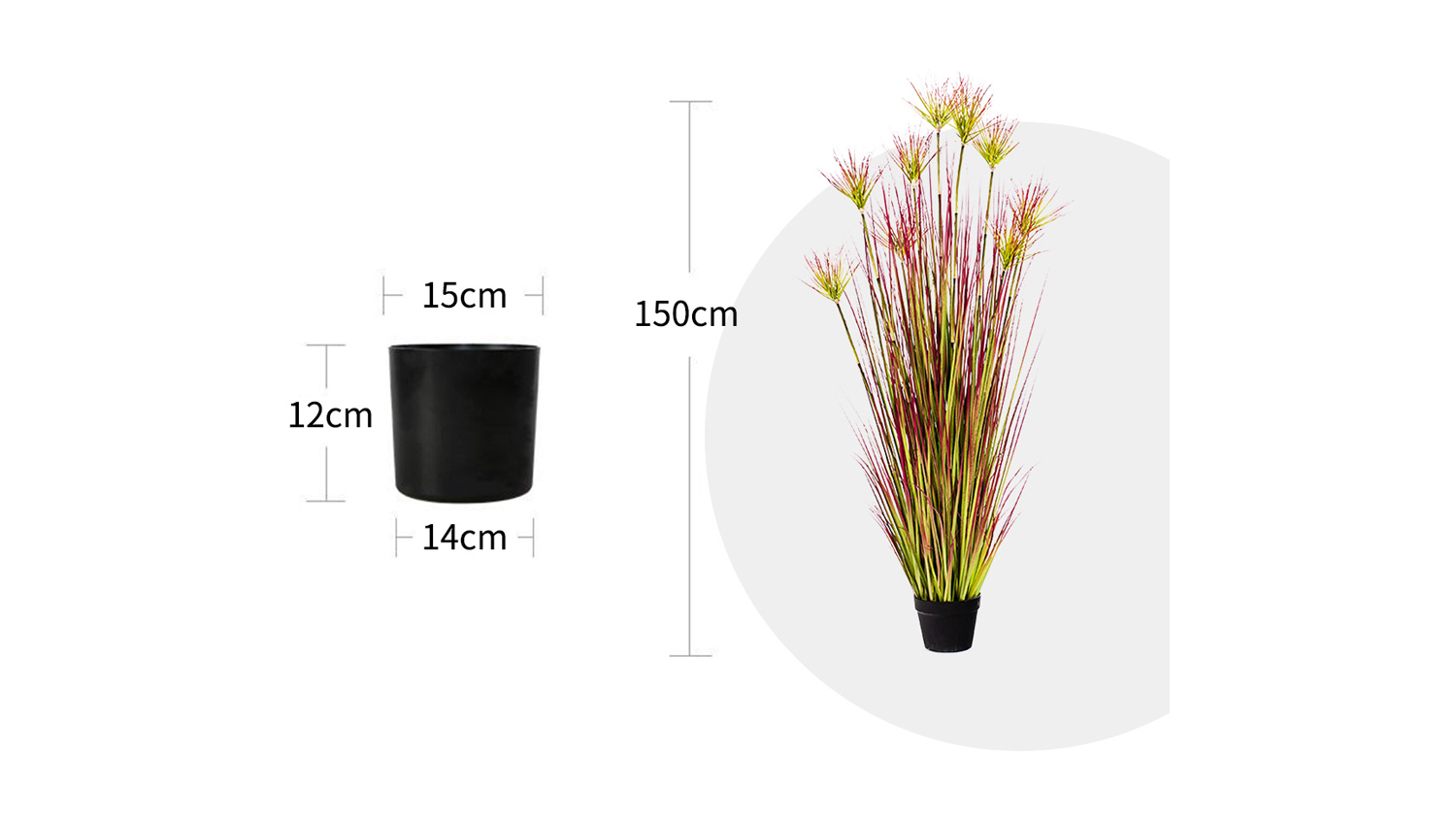Soga 150cm Artificial Papyrus Plant Harvey Norman New Zealand