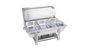 Soga Triple Tray Food Warmer Chafing Dish - Stainless Steel