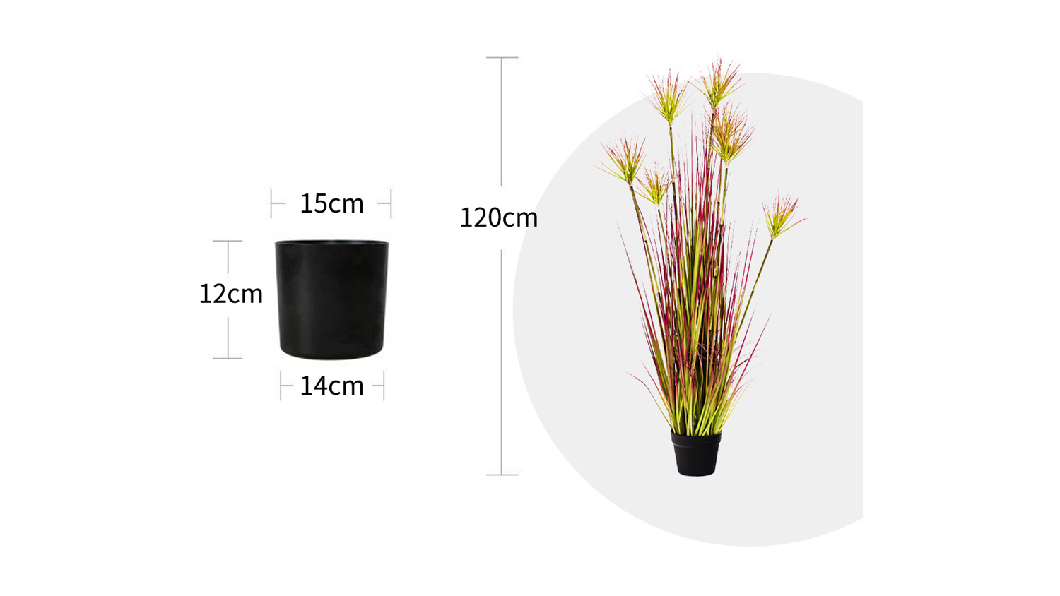 Soga 120cm Artificial Papyrus Plant Harvey Norman New Zealand