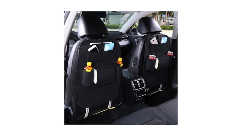 Soga Car Back Seat Storage Bag - Black