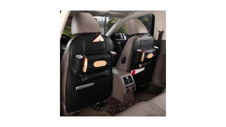 Soga Car Back Seat Storage Bag - Black