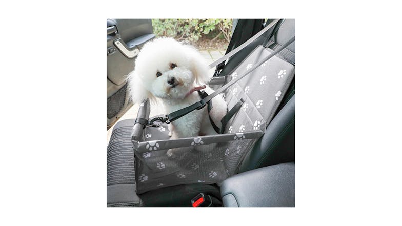 Soga Waterproof Pet Car Seat Booster - Grey