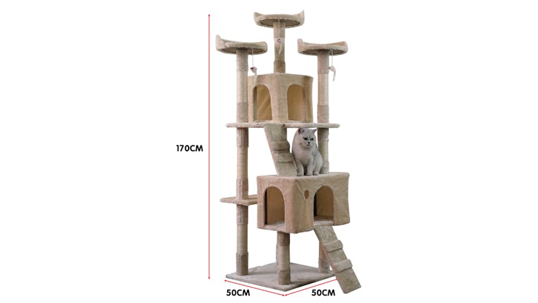 Furtastic 170cm Cat Tree - Beige