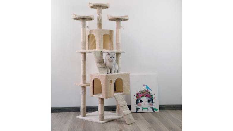 Furtastic 170cm Cat Tree - Beige