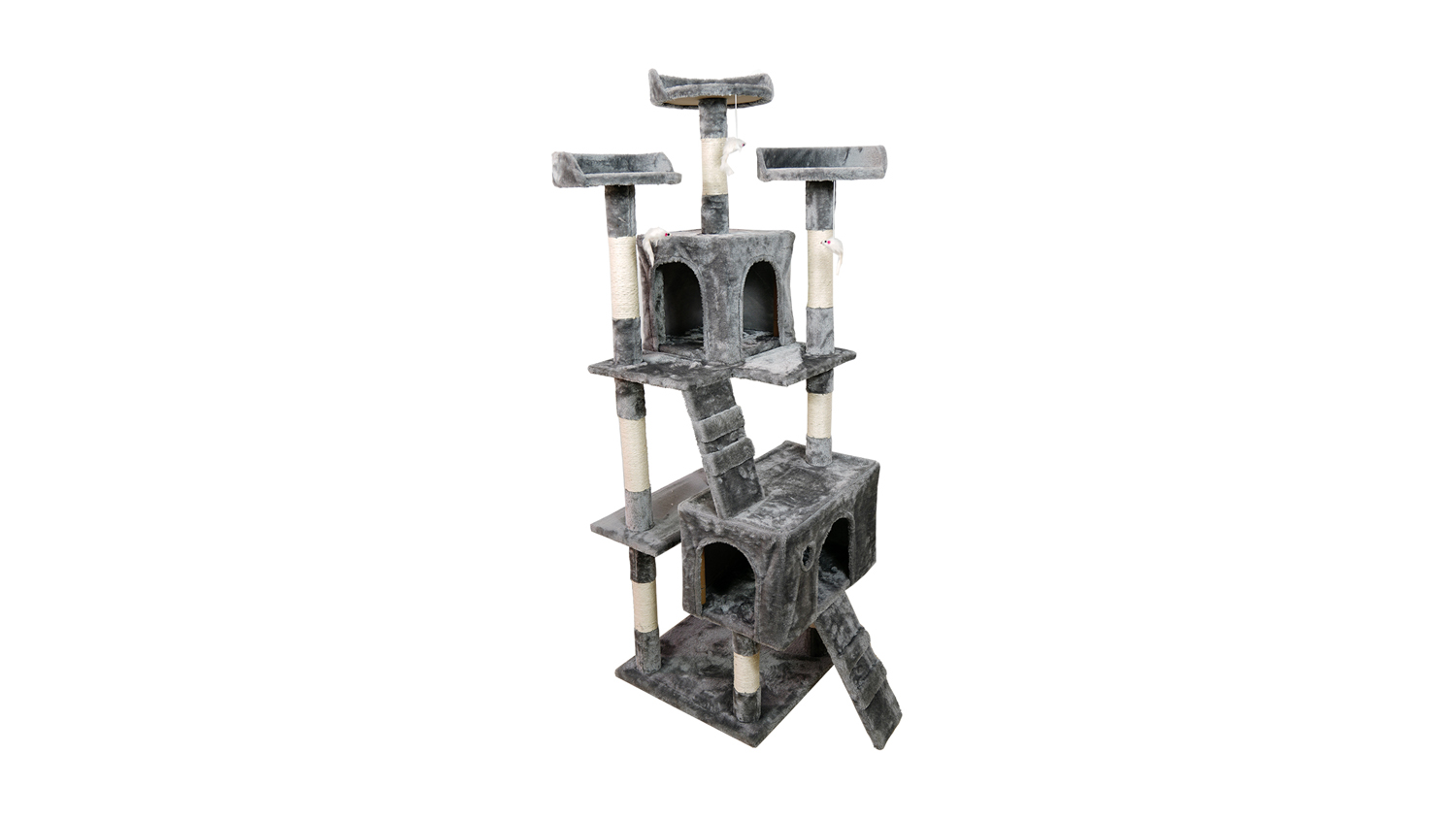 Furtastic Cat Tree 170cm - Silver Grey