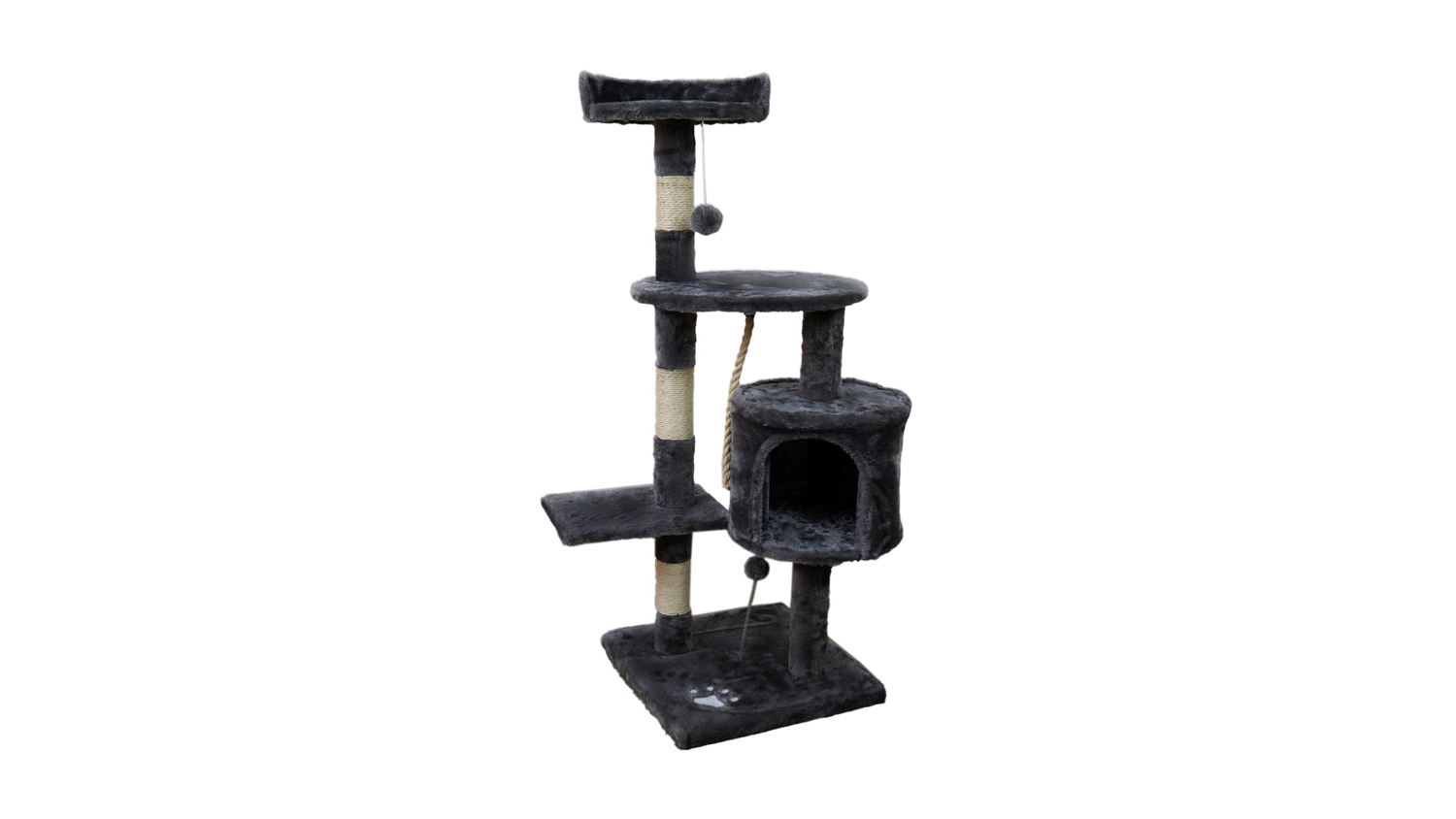 Furtastic Cat Tree 110cm - Dark Grey