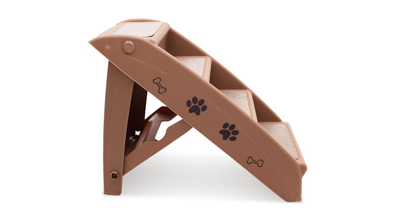 Furtastic Foldable Pet Stairs 50cm  - Brown