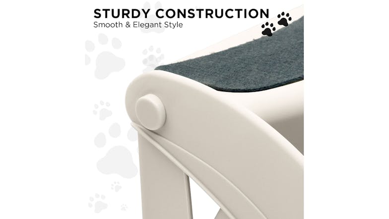 Furtastic Foldable Pet Stairs 38cm - White