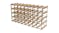 Wine Rack 40 Bottle Classic - Natural Pine