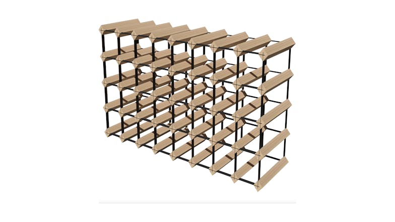 Wine Rack 40 Bottle Classic - Natural Pine