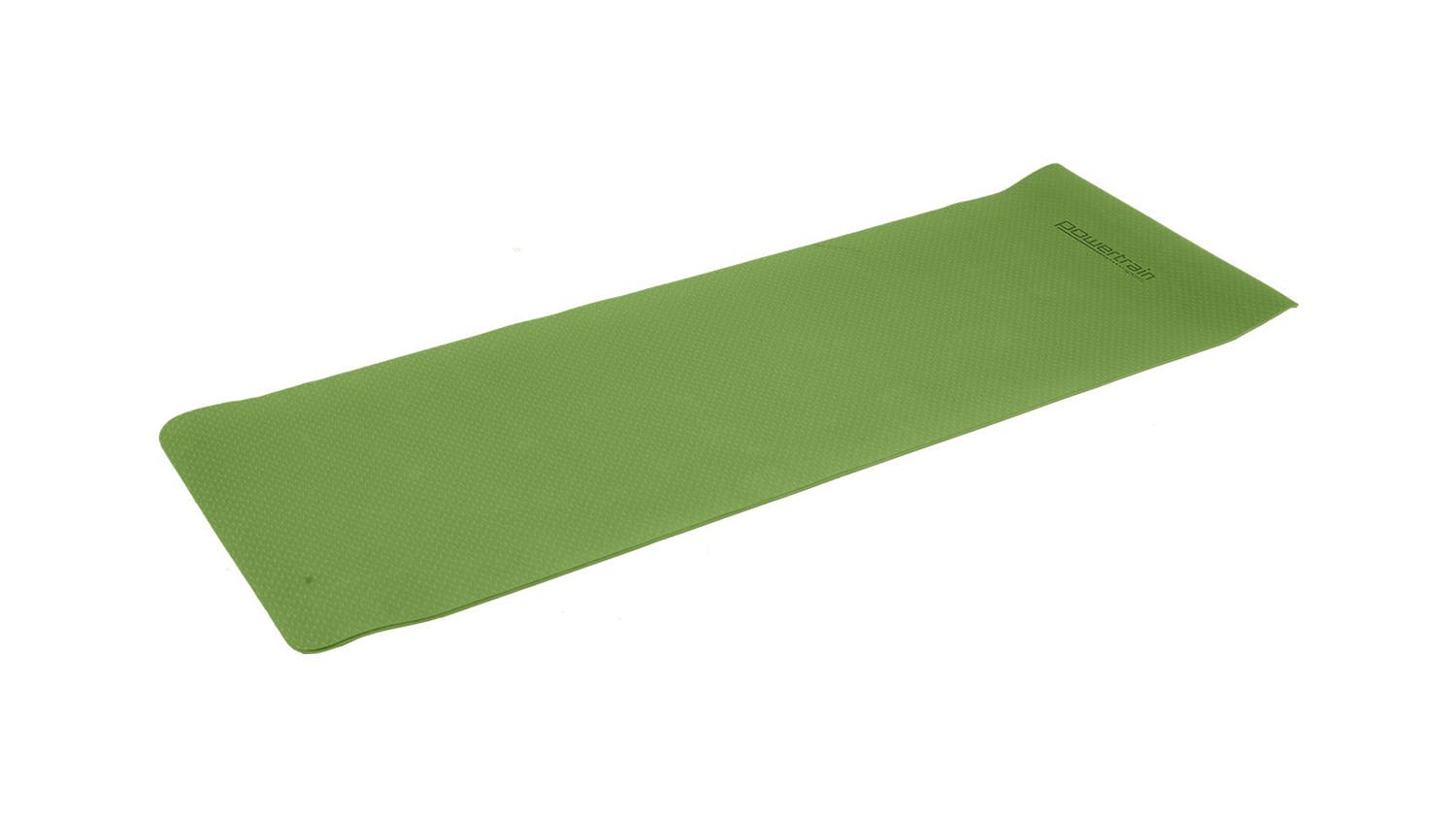 Powertrain 6mm Eco-Friendly TPE Yoga Exercise Mat - Green