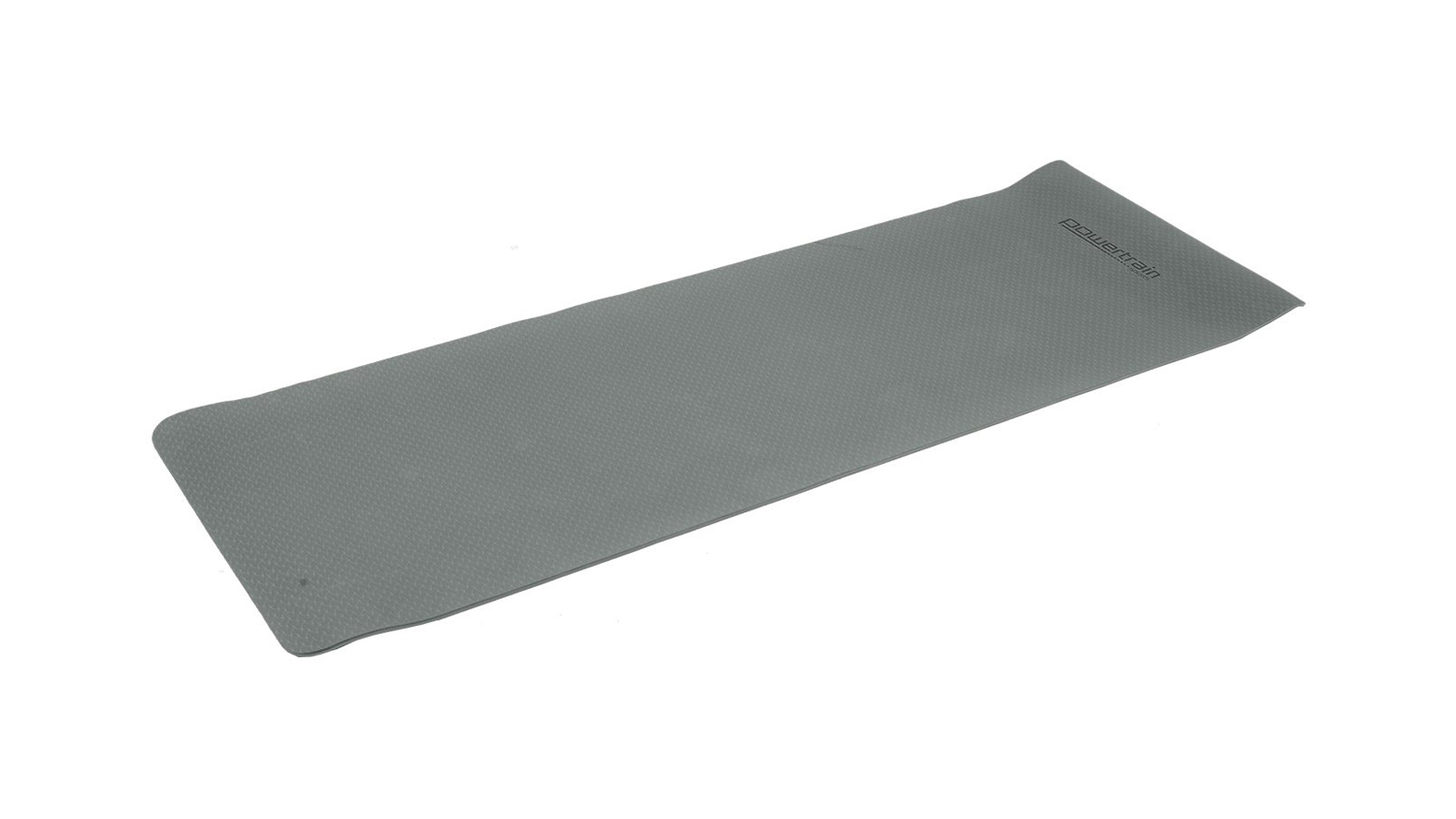 Powertrain 6mm Eco-Friendly TPE Yoga Exercise Mat - Light Grey