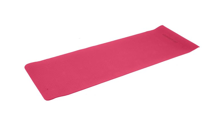 Powertrain 6mm Eco-Friendly TPE Yoga Exercise Mat - Rose Pink