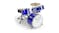 Karrera Childrens 4 Piece Drum Kit - Blue