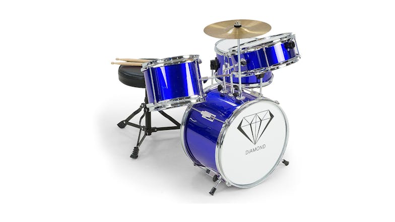 Karrera Childrens 4 Piece Drum Kit - Blue