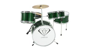 Karrera Childrens 4 Piece Drum Kit - Green